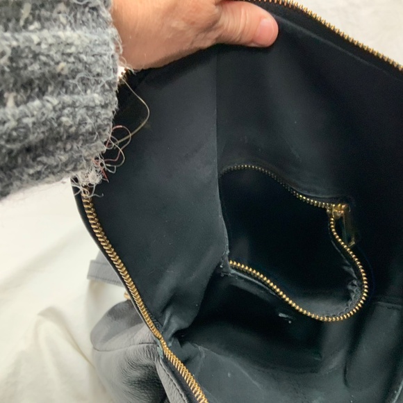 Divina Firenze Black Leather Backpack - Picture 10 of 11